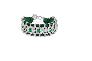 Emerald Thread Bracelet