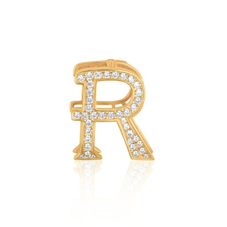 Gold-Tone Letter Charm