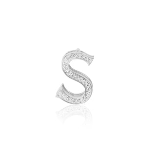 Silver Letter Charm