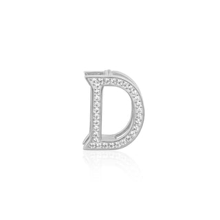 Silver Letter Charm