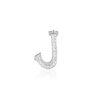 Silver Letter Charm