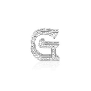 Silver Letter Charm