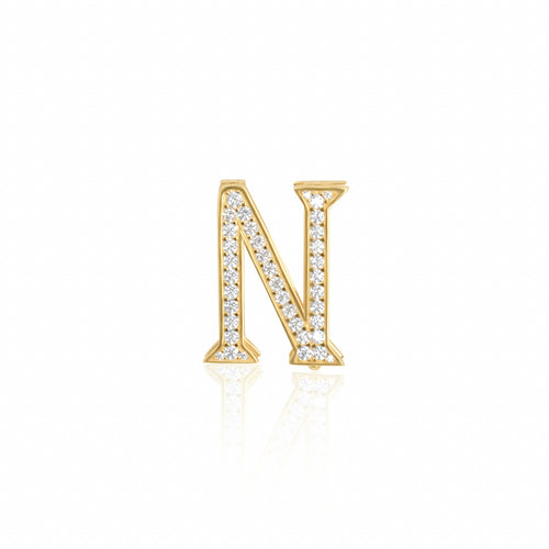 "N" Letter Charm
