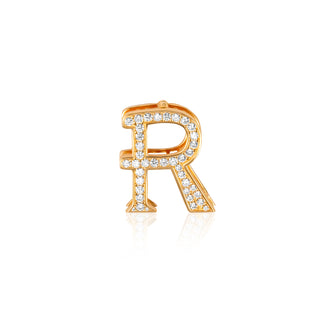 Rose Gold-Tone Letter Charm