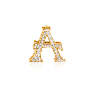 Rose Gold-Tone Letter Charm