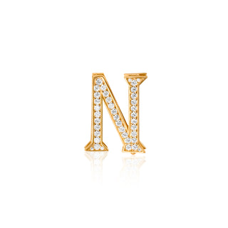 Rose Gold-Tone Letter Charm