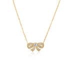 Fluttering Bow Necklace