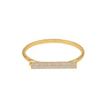 Bar Line Bangle Zircon