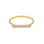 Bar Line Bangle Zircon