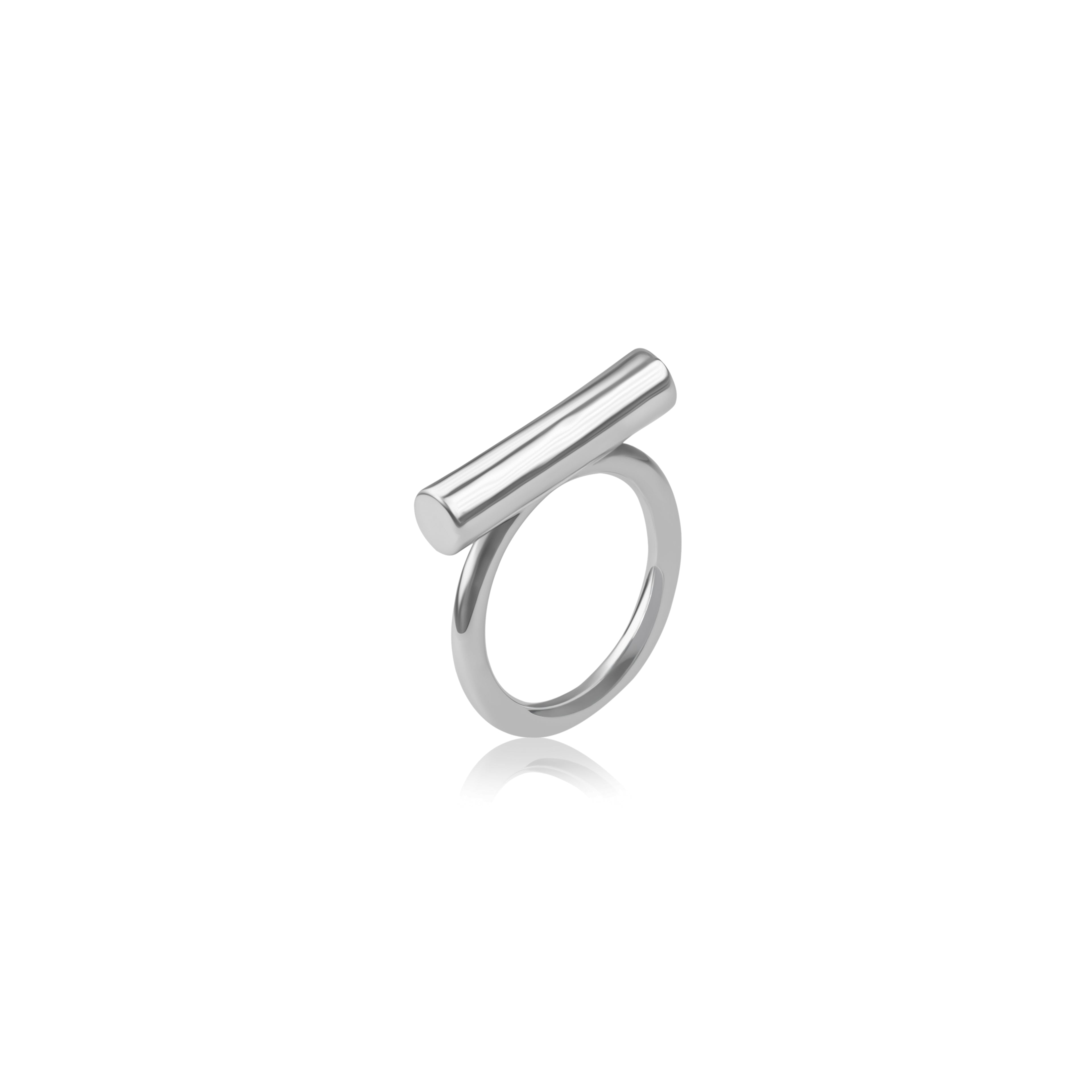 Bar Line Ring Plain