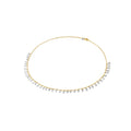 Pear Clear Stone Necklace