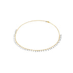 Pear Clear Stone Necklace