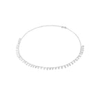 Pear Clear Stone Necklace