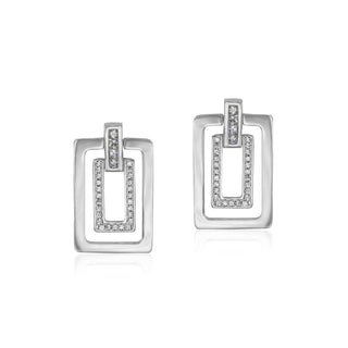 Square Sparkle Earrings