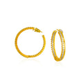 Beautiful crown earrings from Selsela for special ccasions.