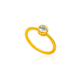 Simple Zircon Ring