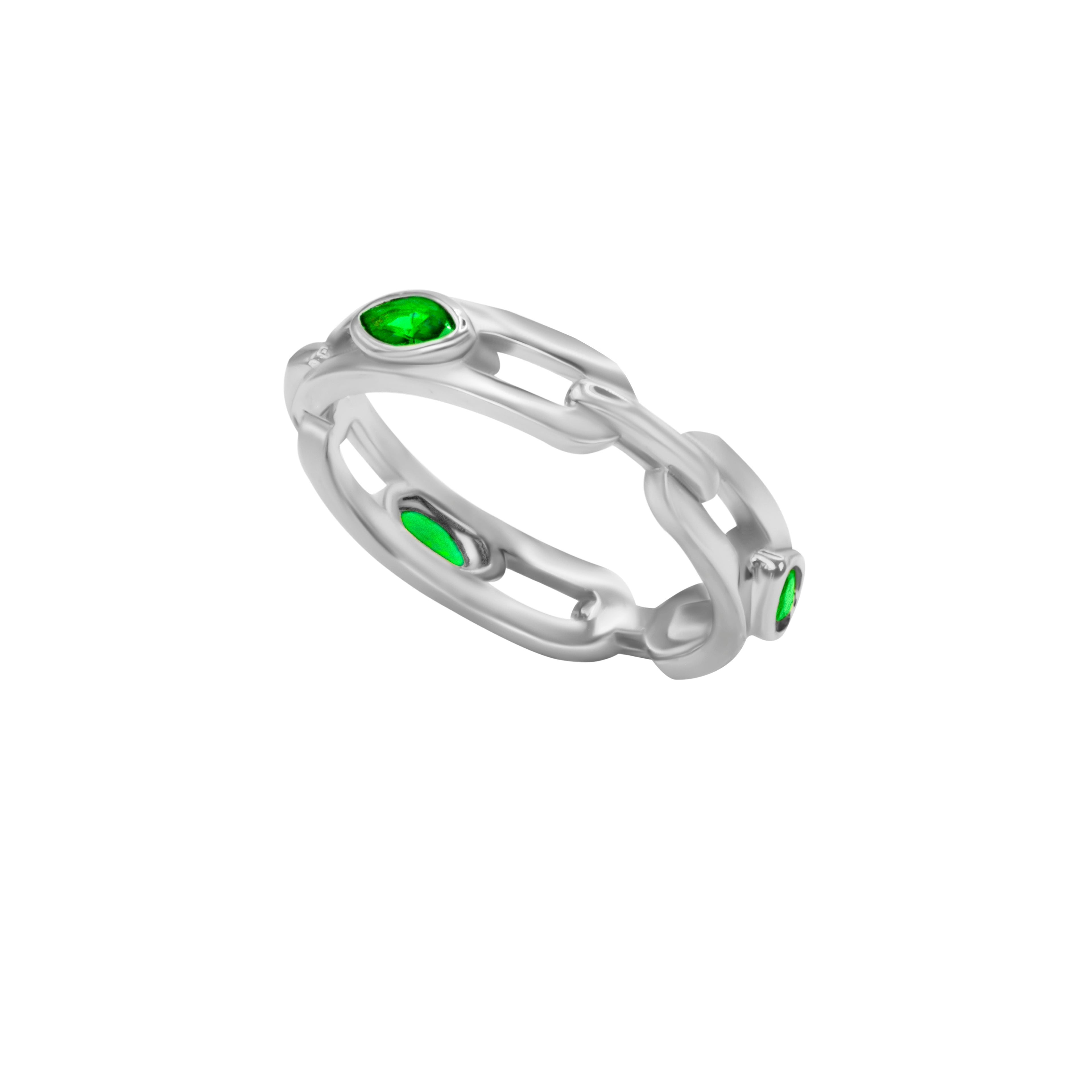 Emerald Link Ring