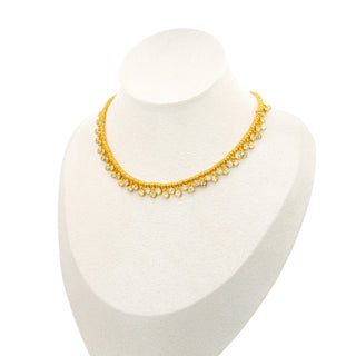 Golden Spheres Choker