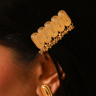 Elongated Oval Dakka Hair Pin