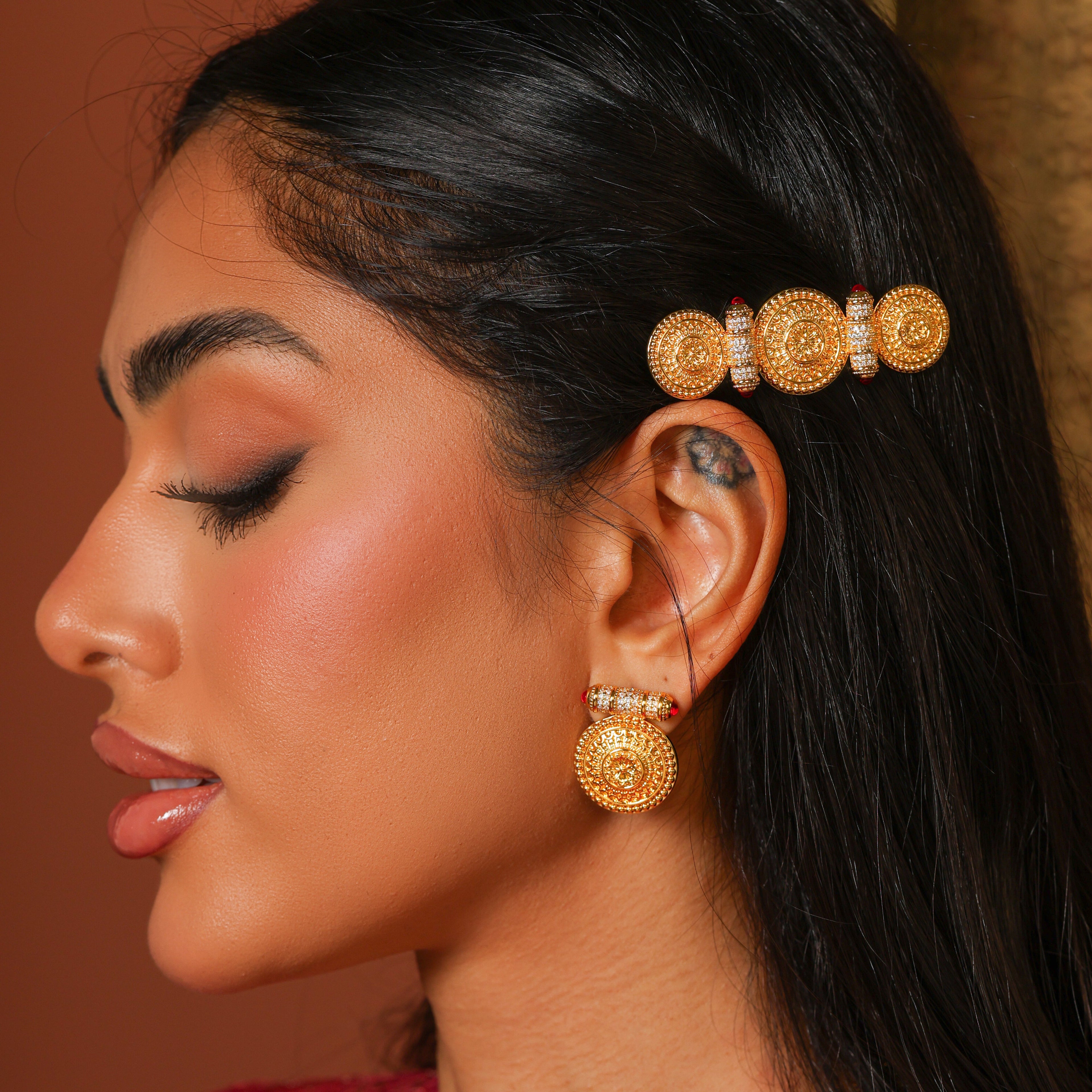 Round Dakka Hair Pin