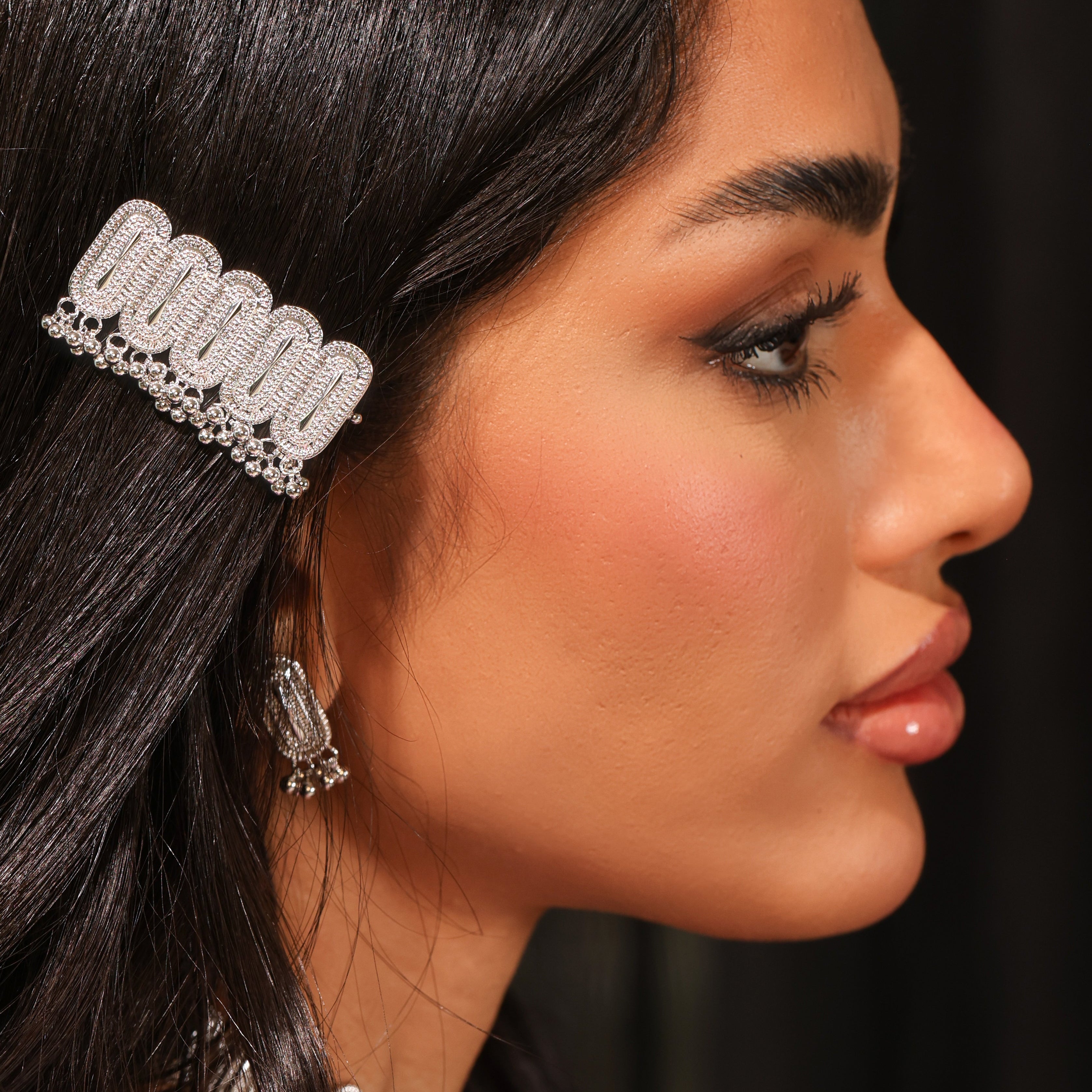 Elongated Oval Dakka Hair Pin