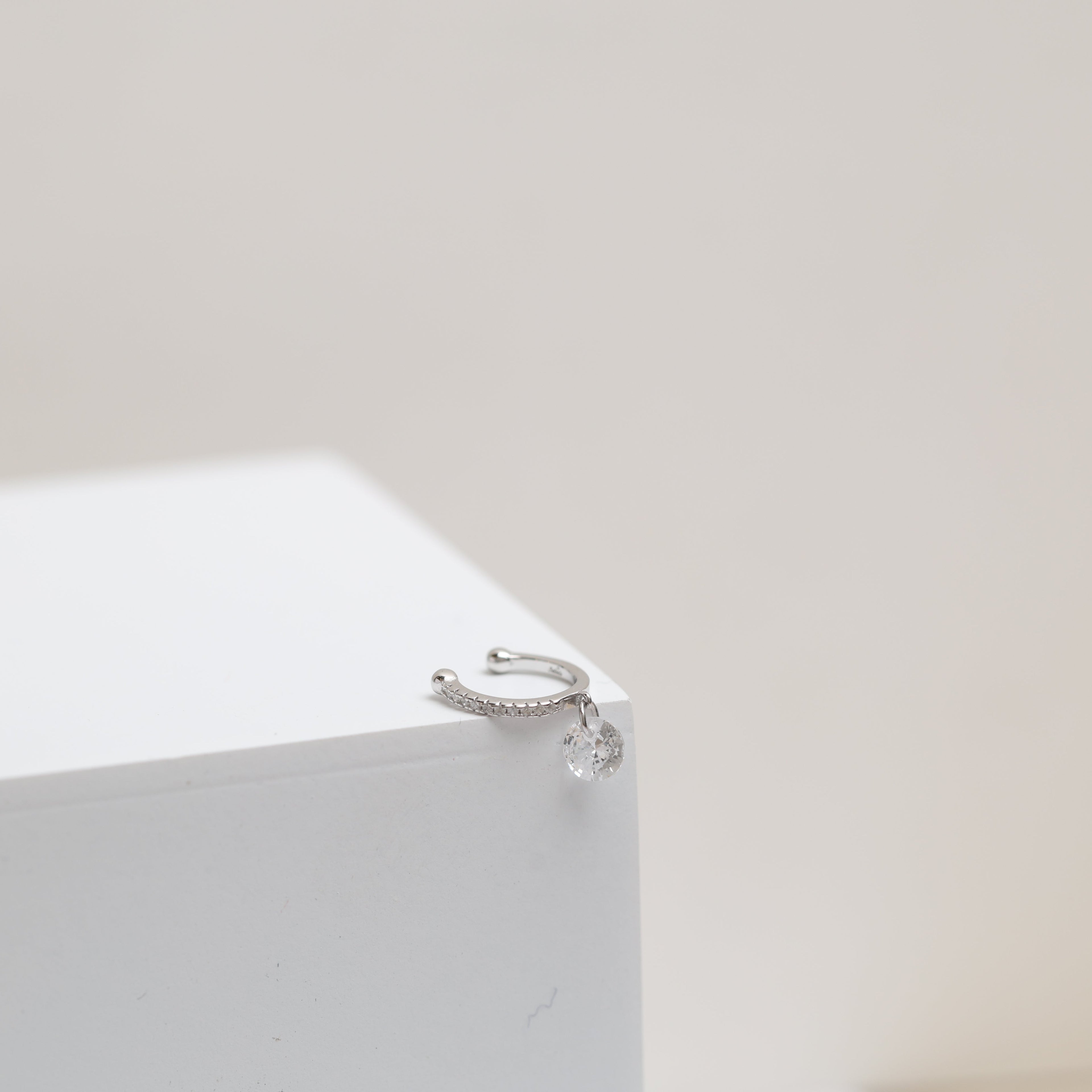 Clear Stone Ear Cuff