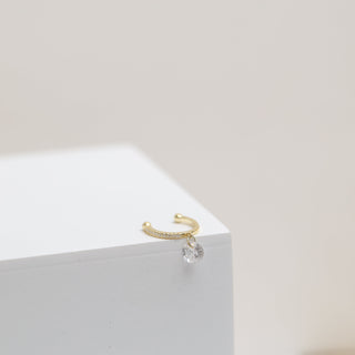 Clear Stone Ear Cuff