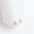 Sunflower Huggie Earrings