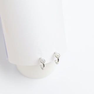 Sunflower Huggie Earrings