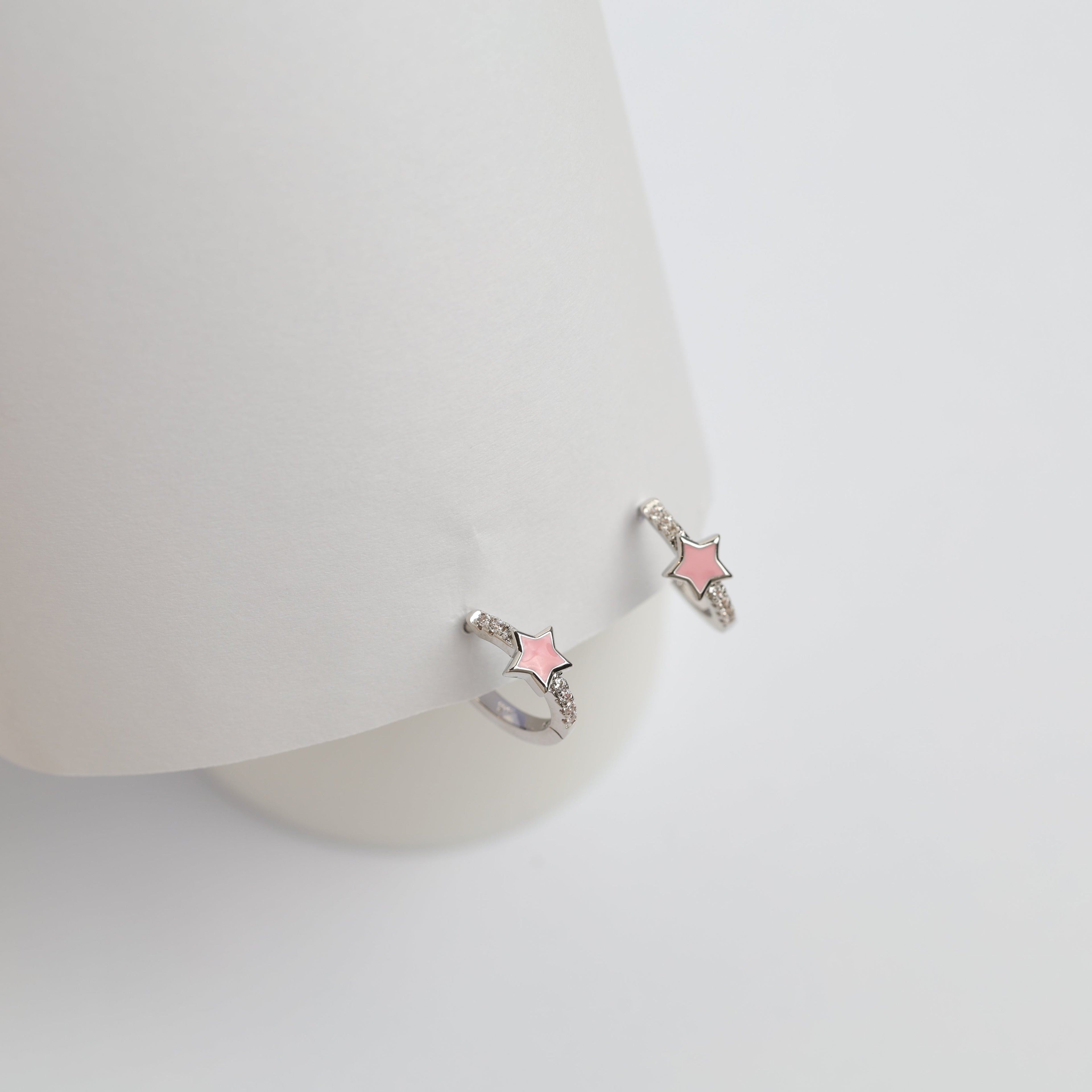 Star Huggie Earrings