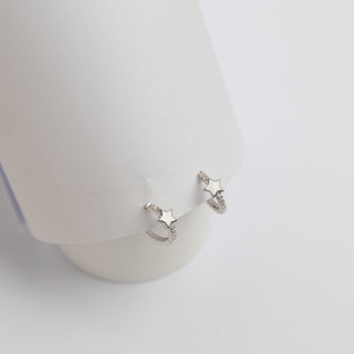 Star Huggie Earrings