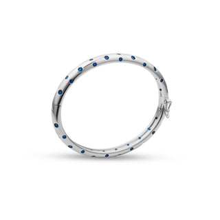 Silver Polka D'or Bangle