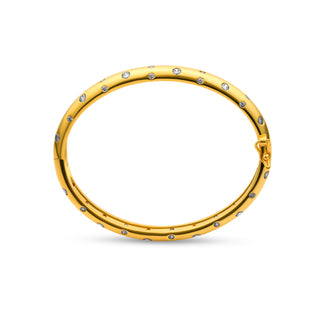 Gold Polka D'or Bangle