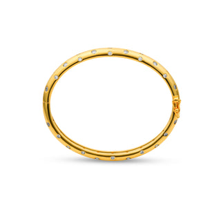 Gold Polka D'or Bangle