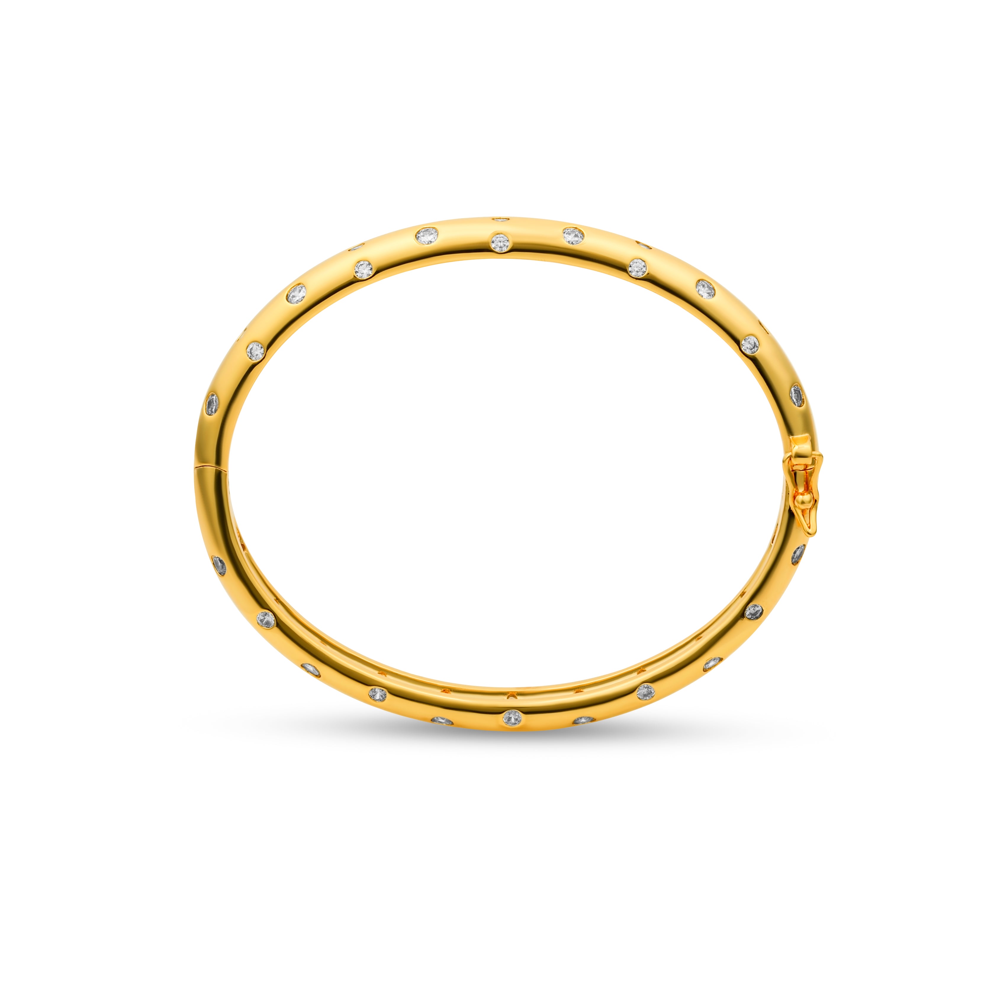 Gold Polka D'or Bangle