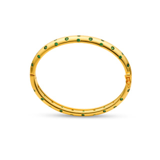 Gold Polka D'or Bangle