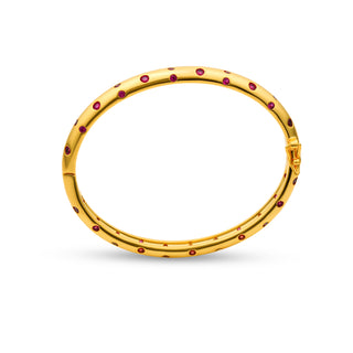 Gold Polka D'or Bangle