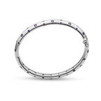 Silver Polka D'or Bangle