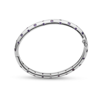 Silver Polka D'or Bangle