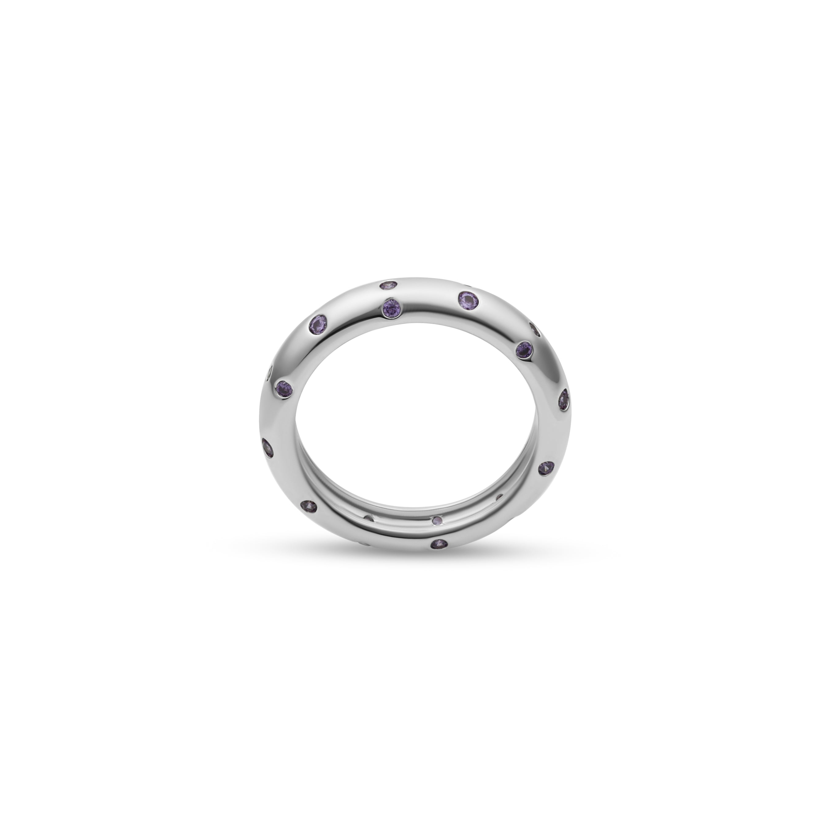 Silver Polka D'or Ring