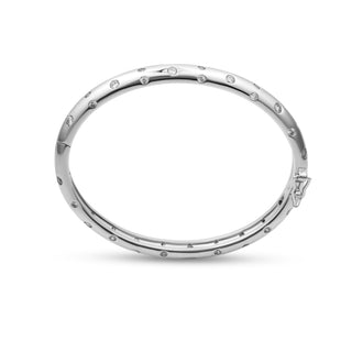 Silver Polka D'or Bangle