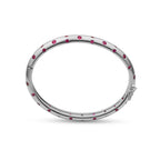 Silver Polka D'or Bangle