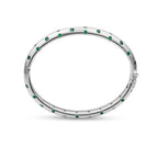 Silver Polka D'or Bangle