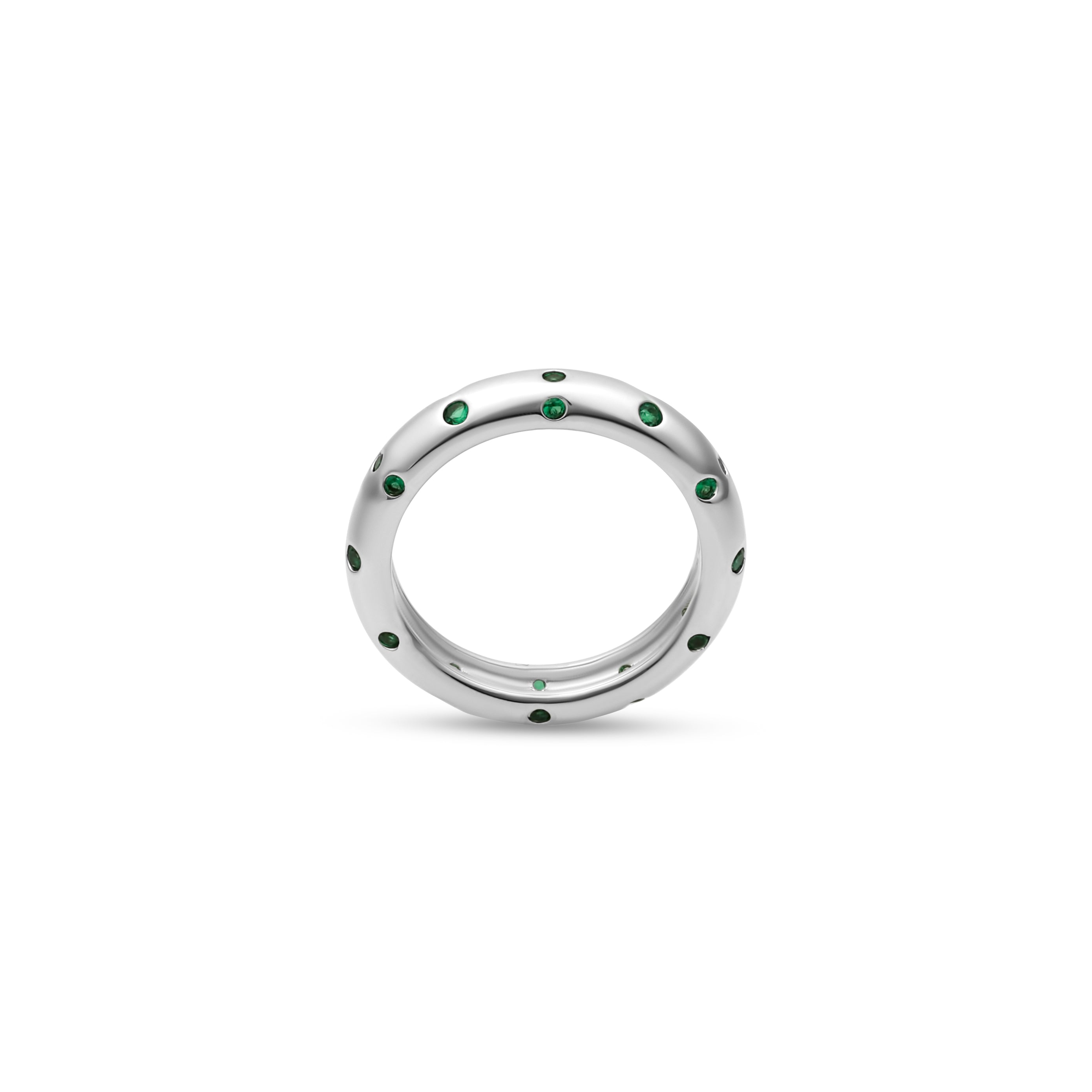 Silver Polka D'or Ring