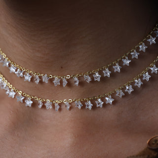 Star Clear Stone Necklace