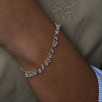 Heart Clear Stone Bracelet