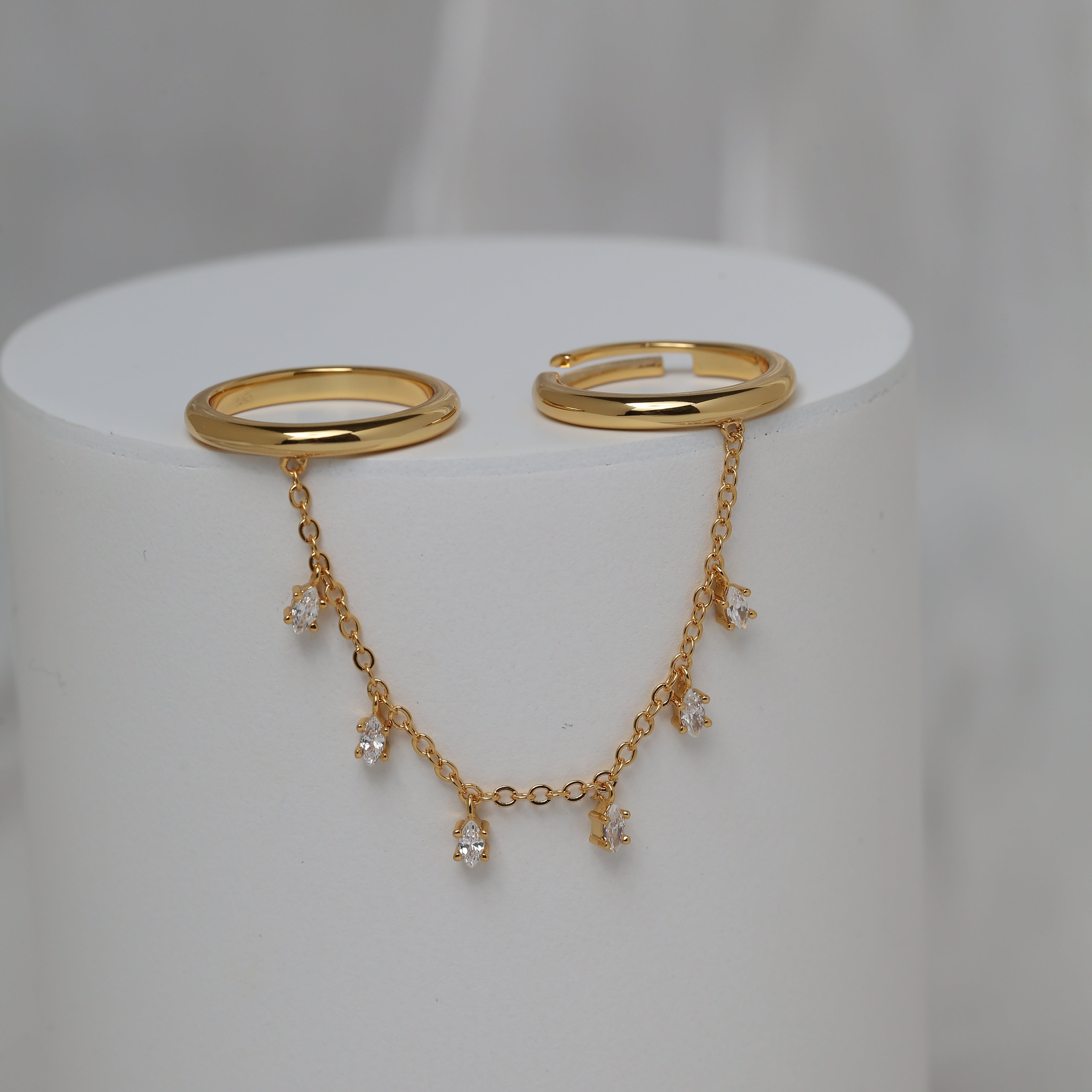 Double Ring Dangle
