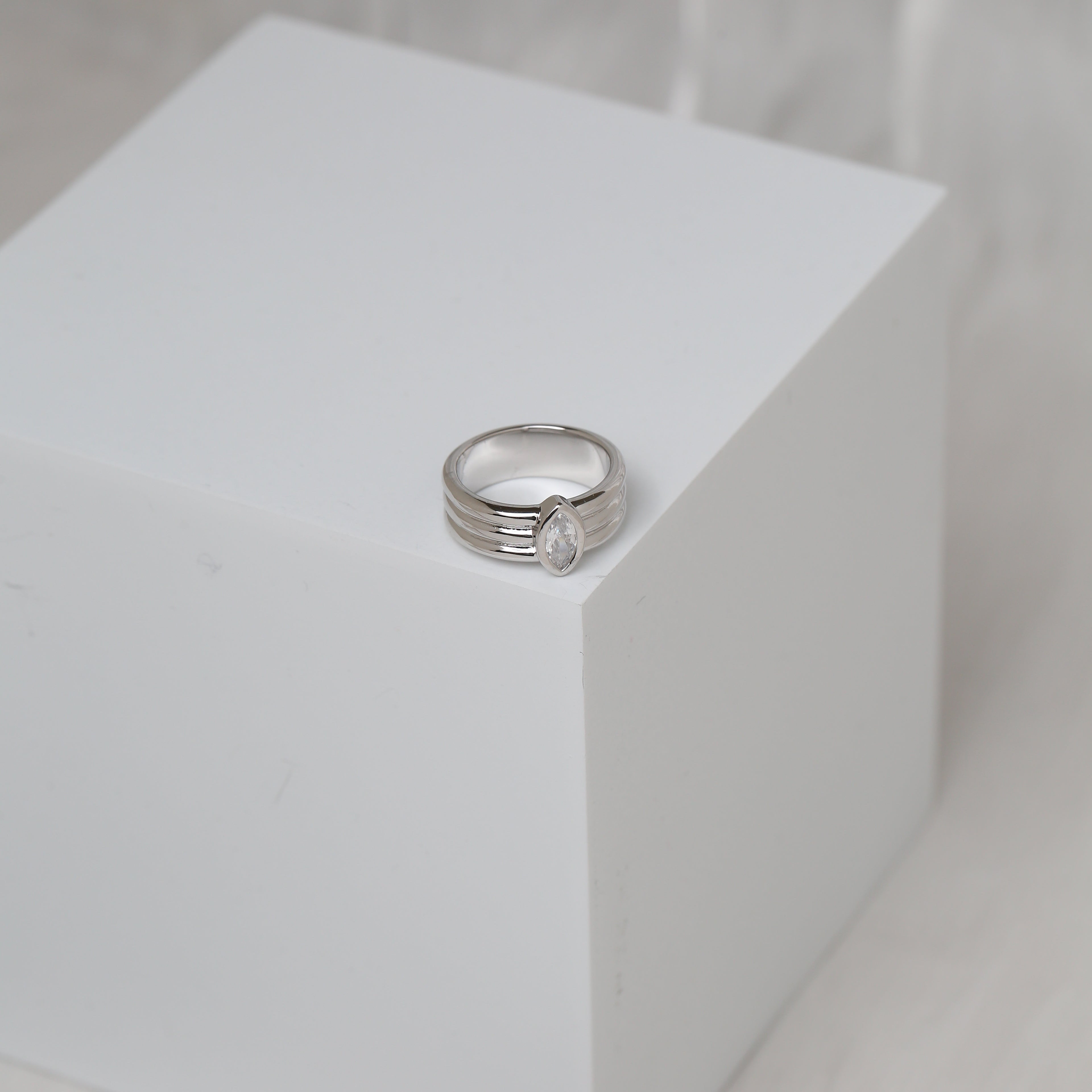 Disco Triple Marquise Ring