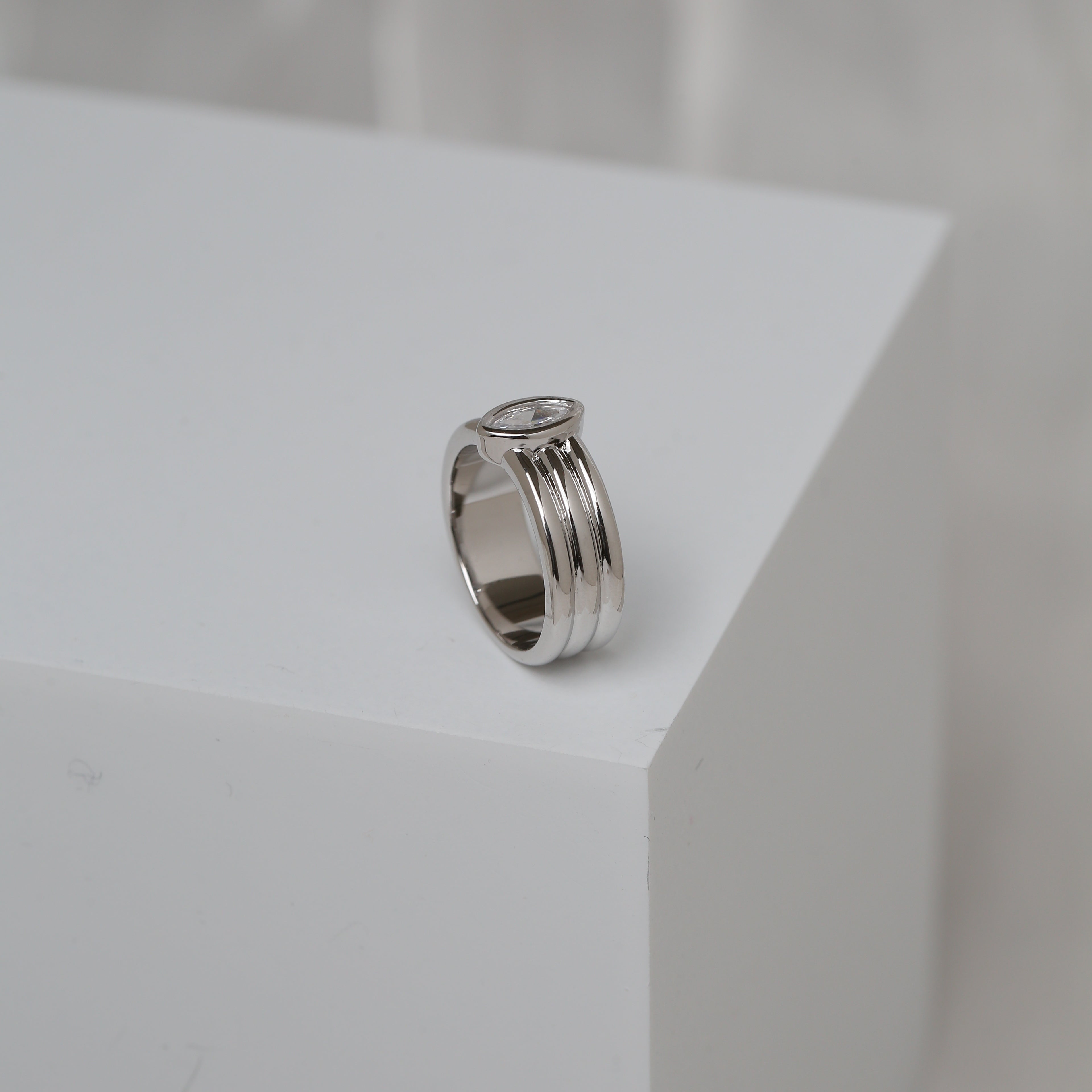Disco Triple Marquise Ring
