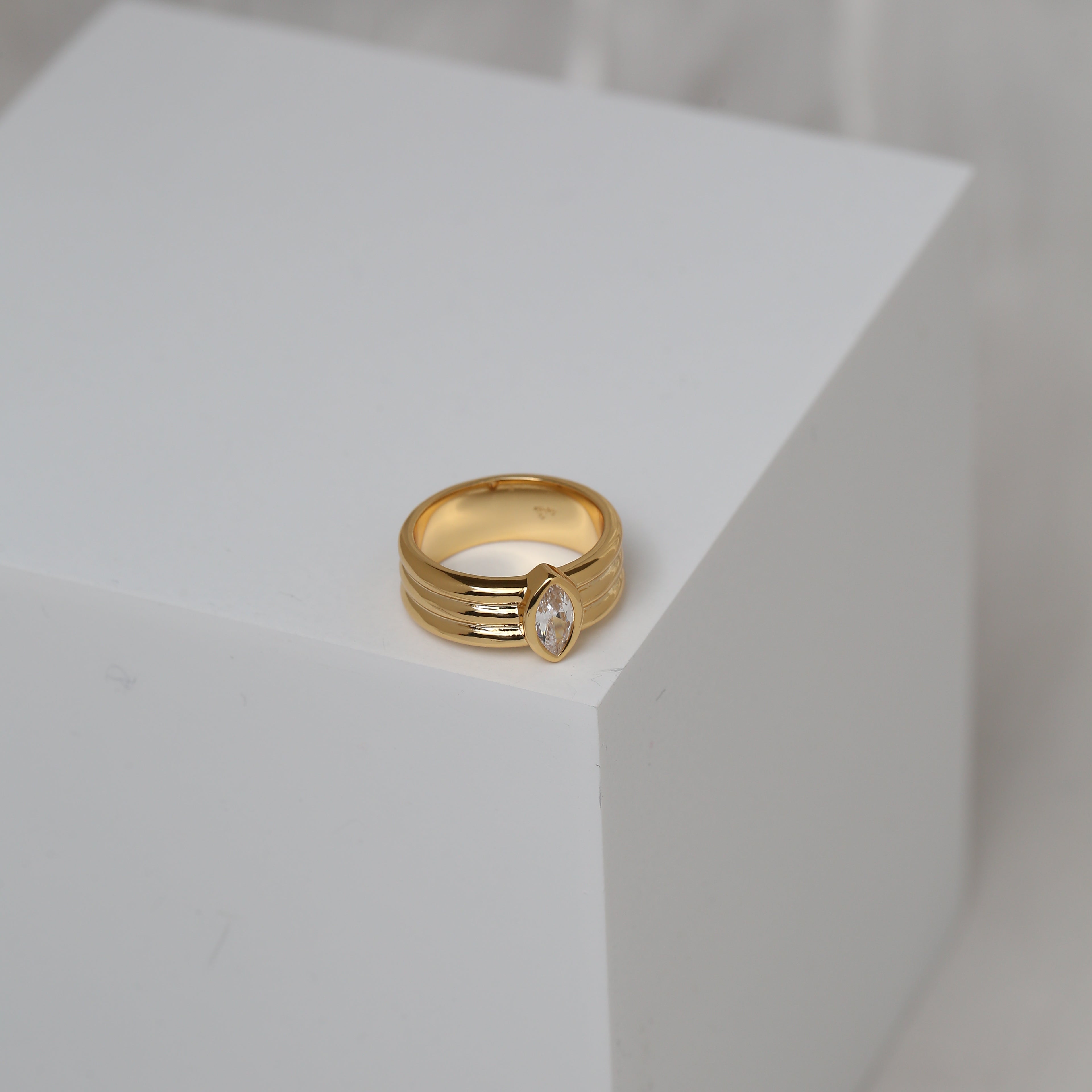 Disco Triple Marquise Ring